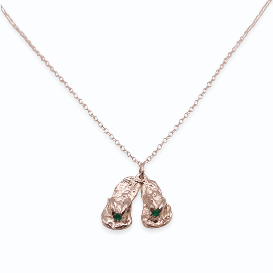 Flops Necklace // Green Onyx