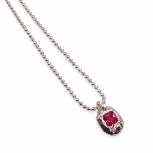 Tamagotchi Necklace // Corundum