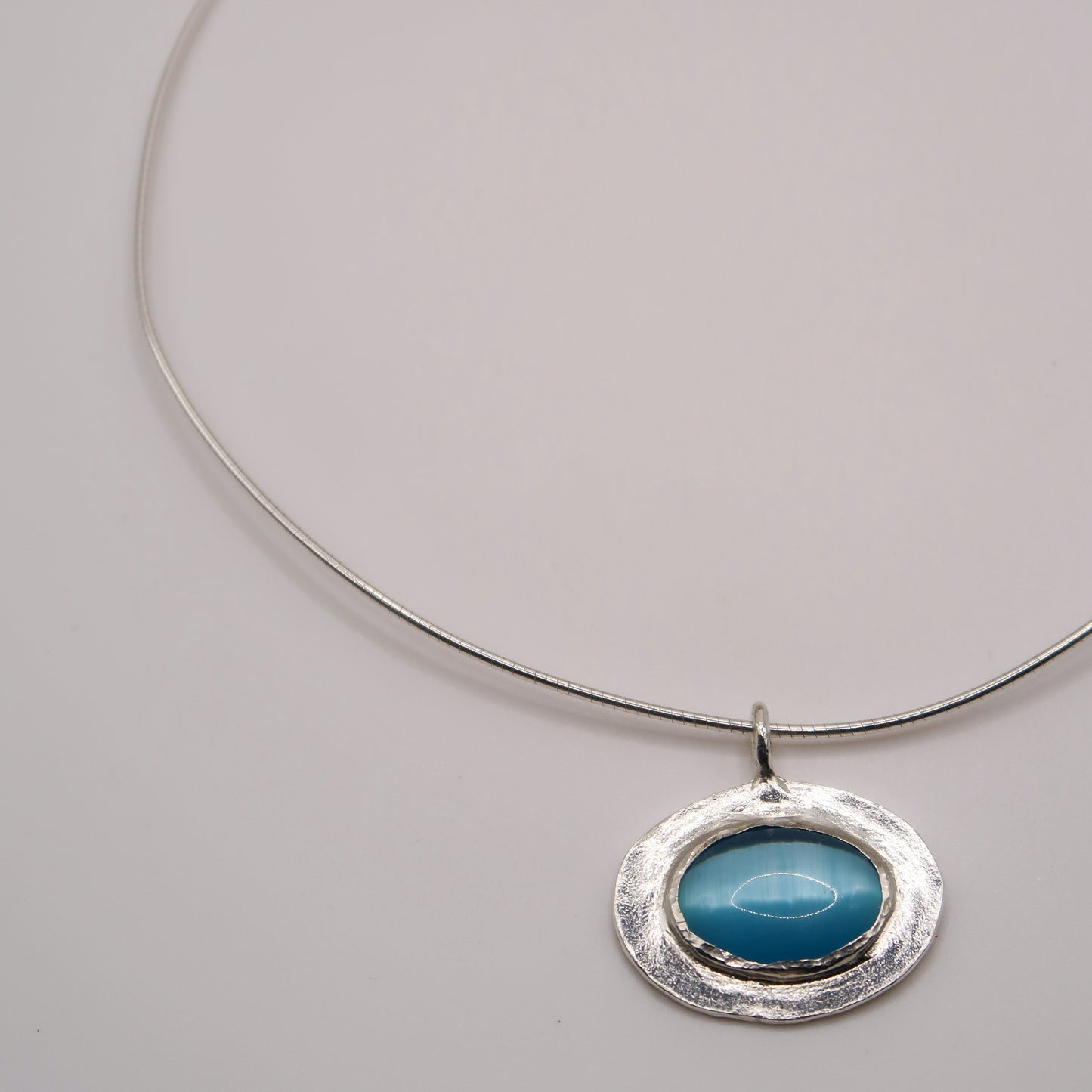 Catseye Necklace // Turquoise